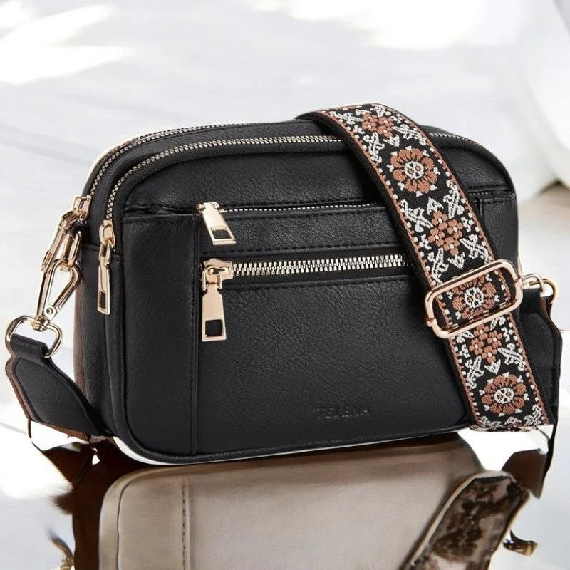 Dame Crossbody-taske – kompakt, rektangulært design