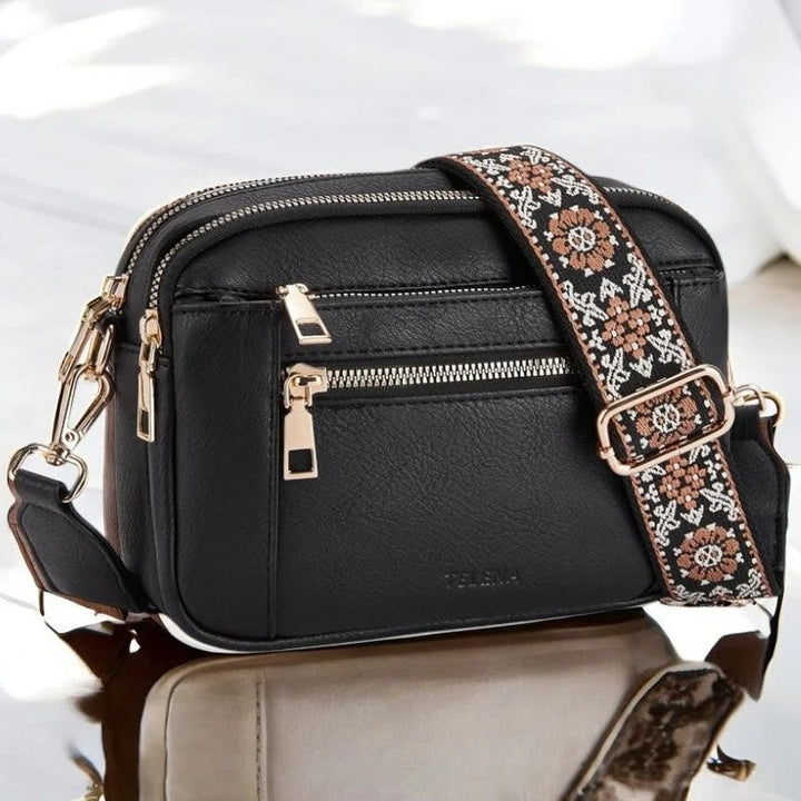 Dame Crossbody-taske – kompakt, rektangulært design