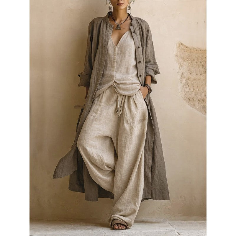 Dames Driedelig Pak - Bohemian Stil