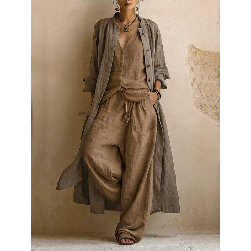 Dames Driedelig Pak - Bohemian Stil