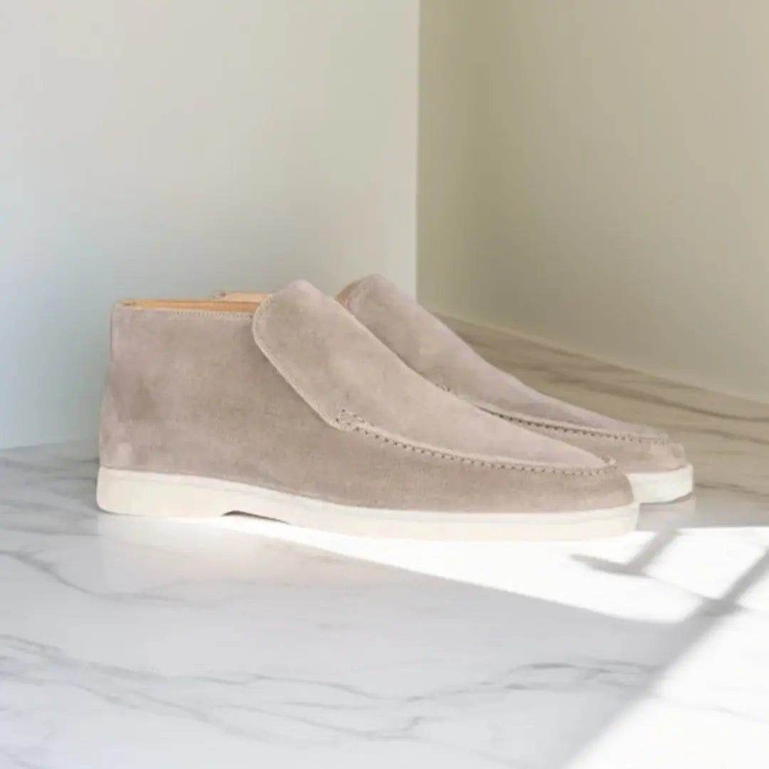 Herre Ankelloafers - Slip-on Moc Toe