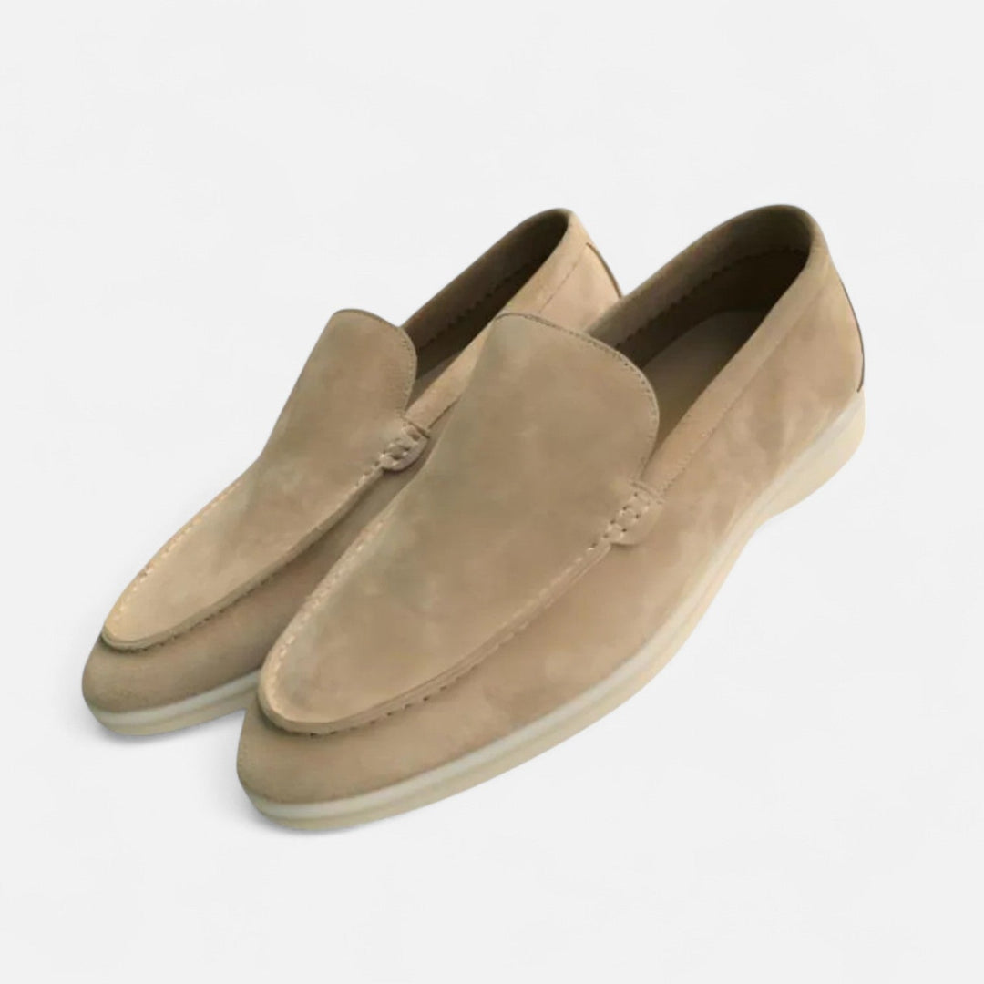Herre Ruskinds Loafers - Slip-On Med Mokkasinsnude Og Flad Sål