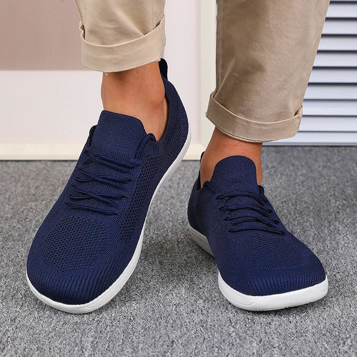 Herre Sneakers Med Bred Tåboks - Lave Sneakers Med Snørebånd