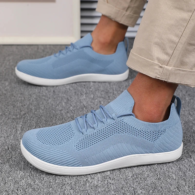 Herre Sneakers Med Bred Tåboks - Lave Sneakers Med Snørebånd