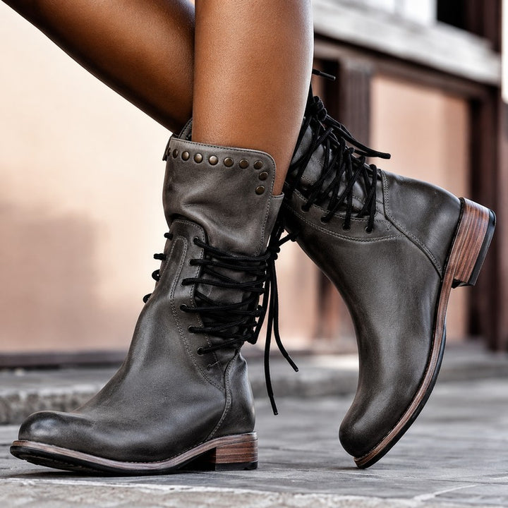 Dame Mid-calf Støvler - Retro