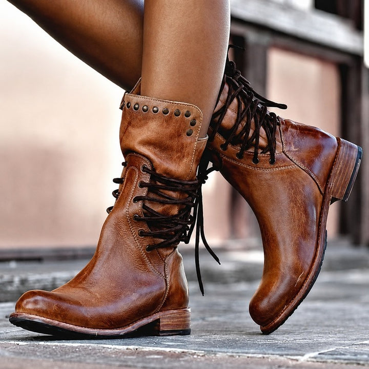 Dame Mid-calf Støvler - Retro
