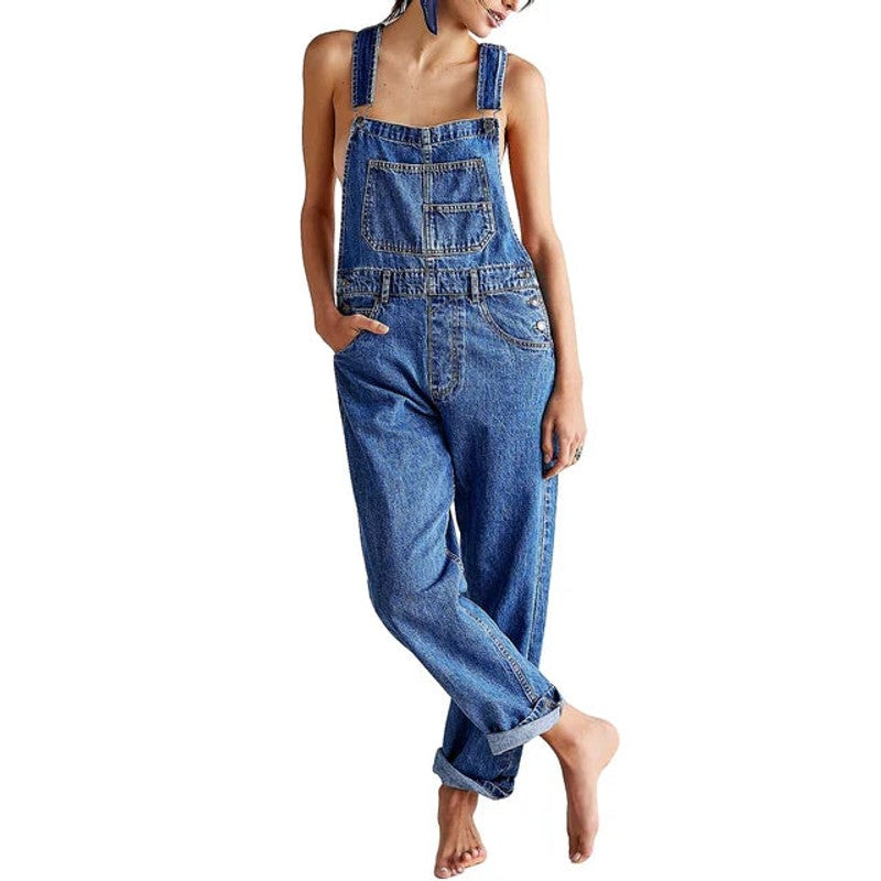 Dame Overall - Straight Leg med rullet