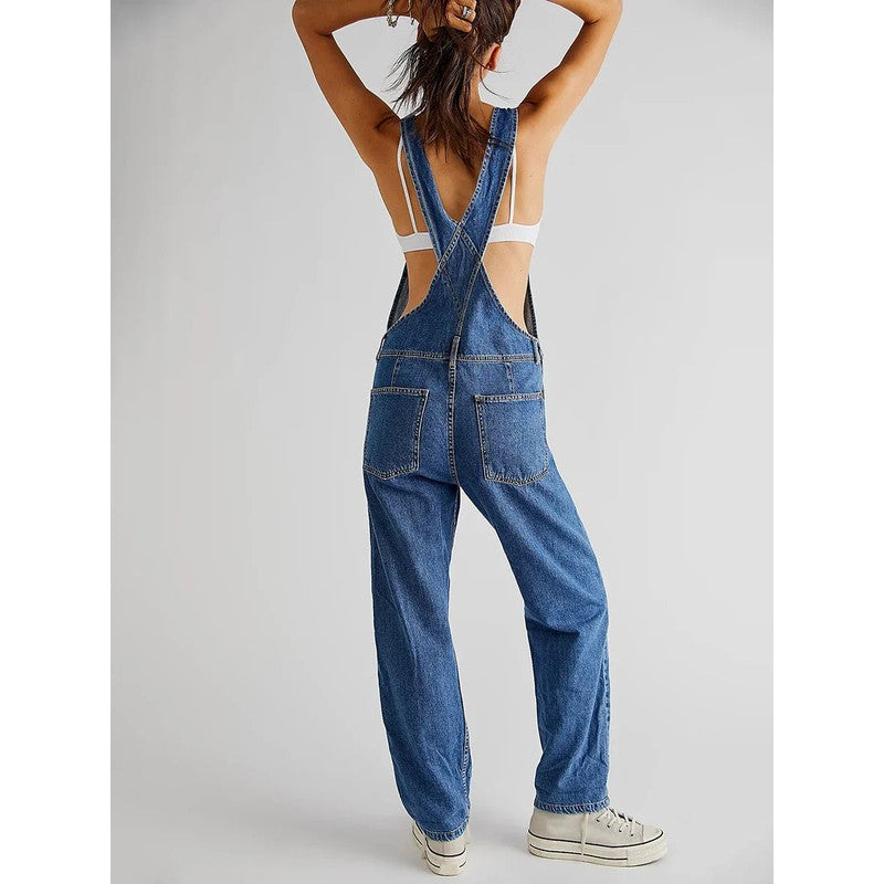 Dame Overall - Straight Leg med rullet