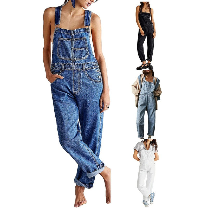 Dame Overall - Straight Leg med rullet