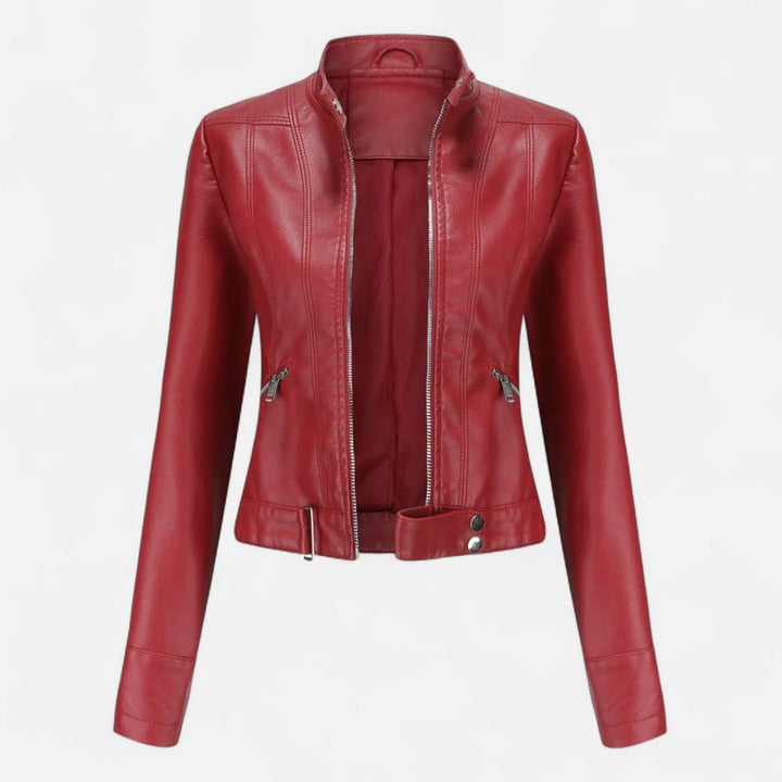 Damejakke - Cropped Med Zip