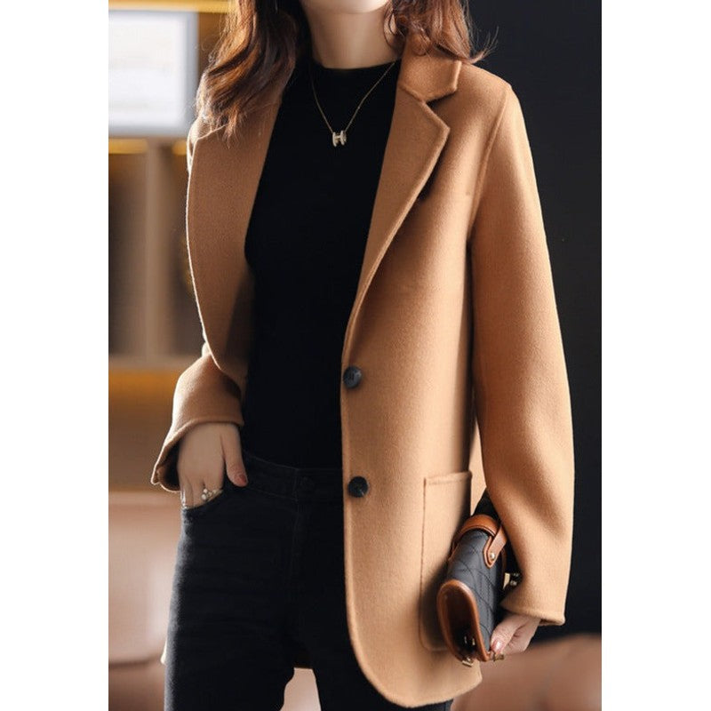 Damejakke med notched lapel - Struktureret fit