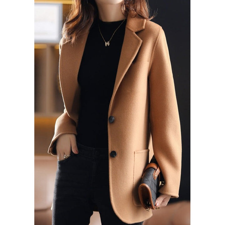 Damejakke med notched lapel - Struktureret fit
