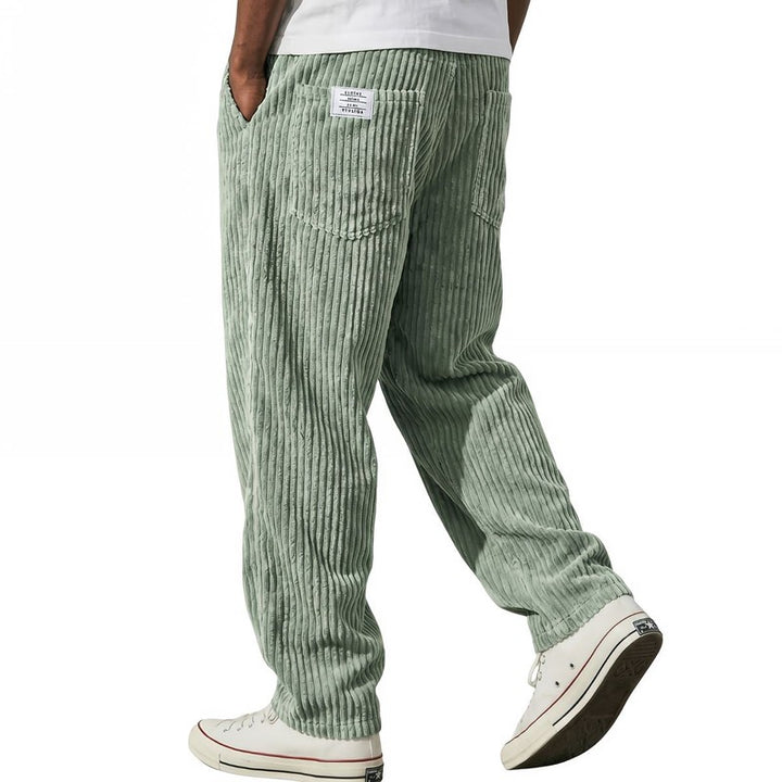 Herre Bukser med Elastisk Linning - Relaxed Fit