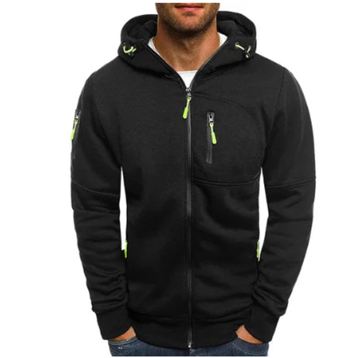 Herre Zip Fleecejakke - Regular Fit