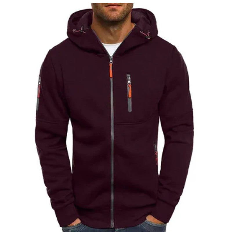 Herre Zip Fleecejakke - Regular Fit