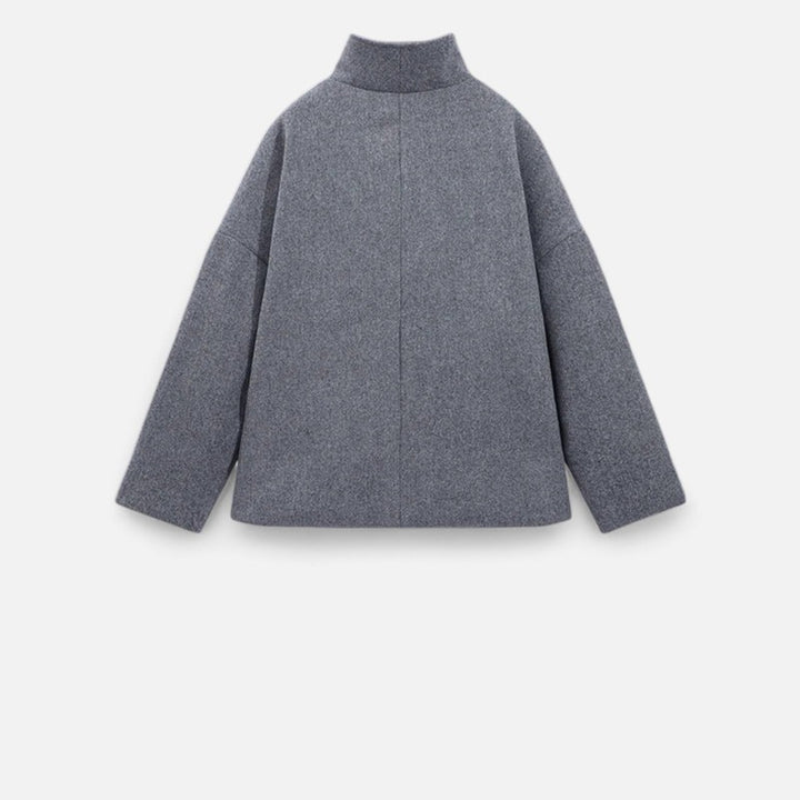 Kvinders kort frakke - Oversized med droppede skuldre