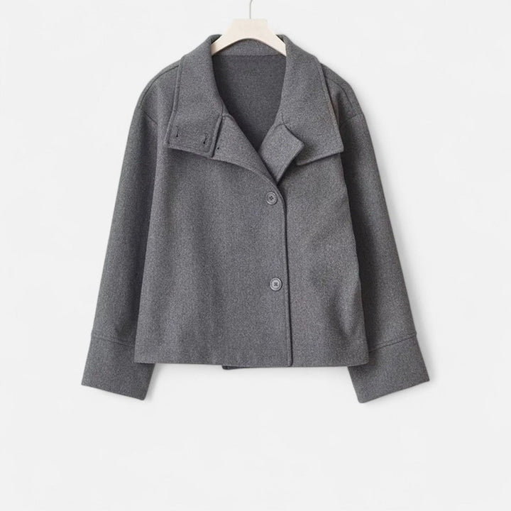 Kvinders kort frakke - Oversized med droppede skuldre