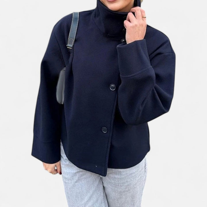Kvinders kort frakke - Oversized med droppede skuldre