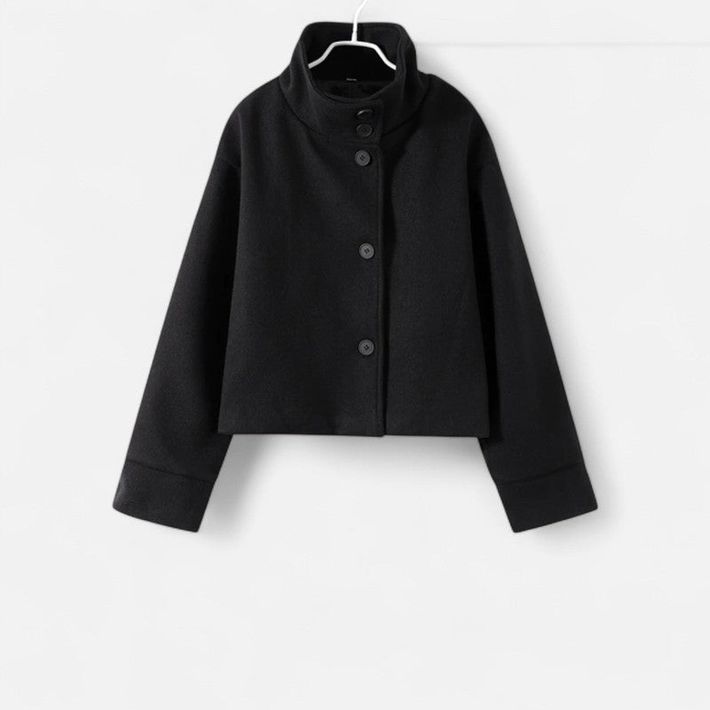 Kvinders kort frakke - Oversized med droppede skuldre
