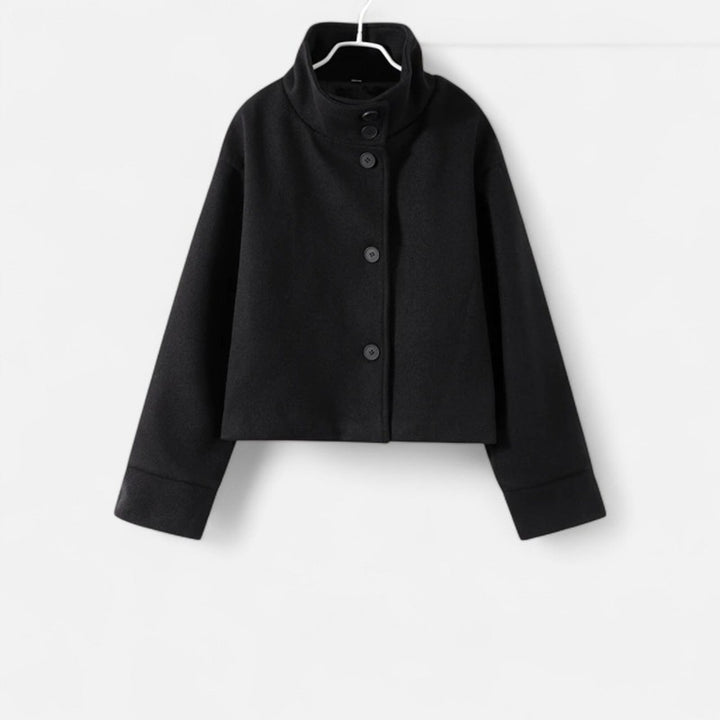 Kvinders kort frakke - Oversized med droppede skuldre