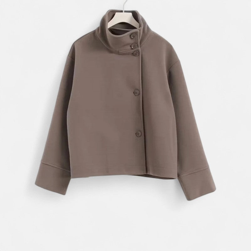 Kvinders kort frakke - Oversized med droppede skuldre