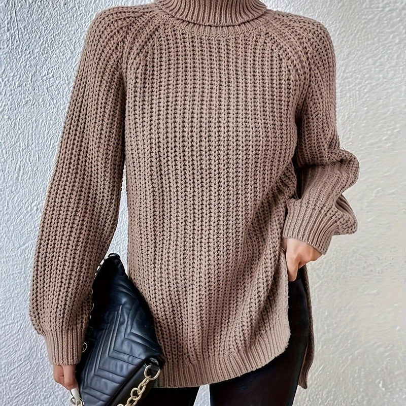 Kvinders turtleneck sweater - Relaxed fit