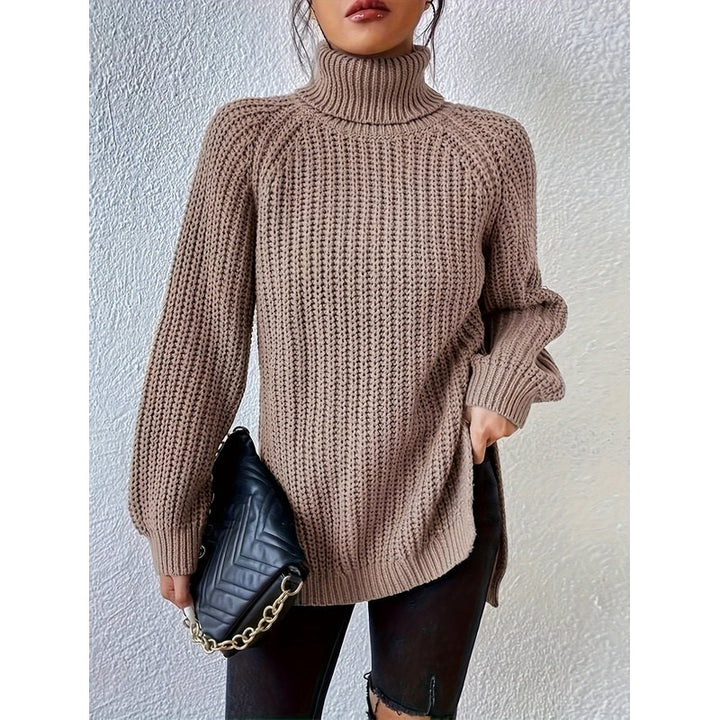 Kvinders turtleneck sweater - Relaxed fit