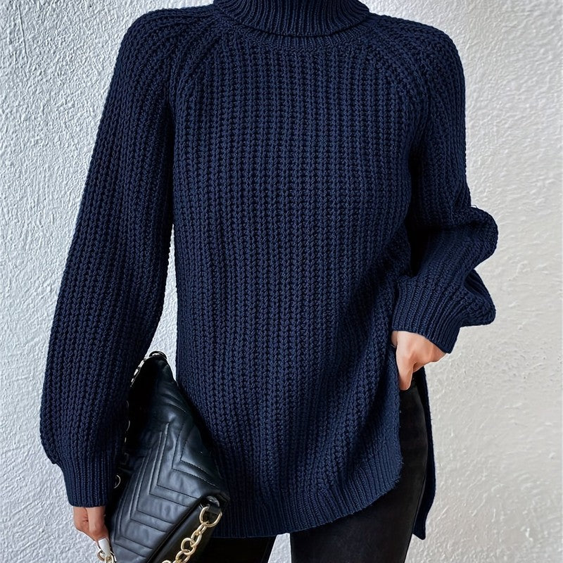 Kvinders turtleneck sweater - Relaxed fit