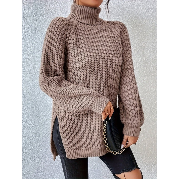 Kvinders turtleneck sweater - Relaxed fit