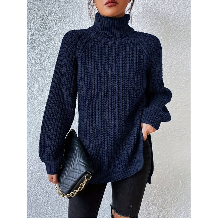 Kvinders turtleneck sweater - Relaxed fit