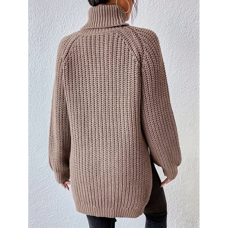 Kvinders turtleneck sweater - Relaxed fit