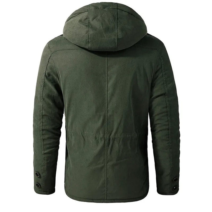 Mænds isoleret vinterparka - Hooded med lommer