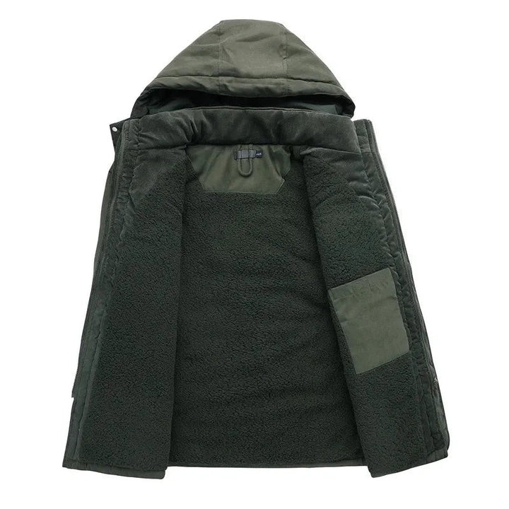 Mænds isoleret vinterparka - Hooded med lommer